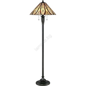 Elstead Lighting QZ-VICTORY-FL - Подова лампа Tiffany VICTORY 2xE27/60W/230V (ED0206)