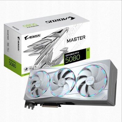Gigabyte AORUS GeForce RTX 5080 MASTER ICE 16GB GV-N5080AORUSM ICE-16GD