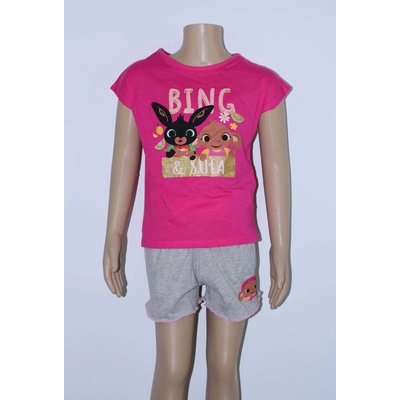 Setino Плажен комплект Bing, тъмнорозов Размер - деца: 98