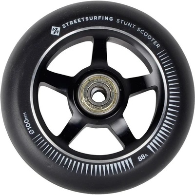Street Surging Wheel scooter Freestyle 100 mm 1 ks Čierna