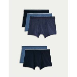 Marks & Spencer Комплект от пет мъжки боксерки в синьо Marks & Spencer Marks & Spencer | Sin | МЪЖЕ | S