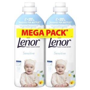 Lenor Омекотител за тъкани Lenor 118PD Sensitive - 2x1239 мл