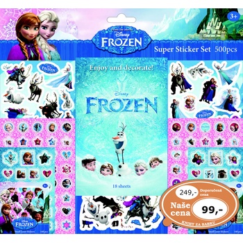 sada samolepková 500ks FROZENLedové království