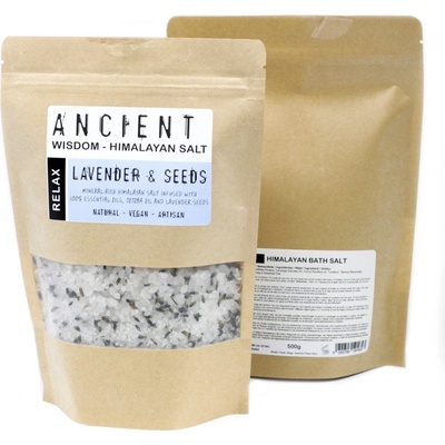 Ancient Wisdom himalájska kúpeľová soľ Relaxačná 500 g