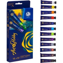 Art&Hobby temperové farby 12 ks 12 ml