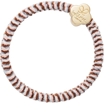By Eloise London Velvet Gold Quatrefoil Soft Neutrals