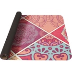 Yate Yoga Mat естествен каучук Цвят: розов