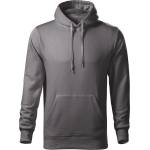 MALFINI Malfini cape free f13 / Мъжки суичър с качулка тип кенгуру - стоманено сиво xl (f133616)