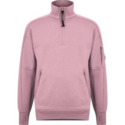 C.P. Company Блуза CP COMPANY Lens Arm Quarter Zip Sweatshirt - Pale Mauve 509