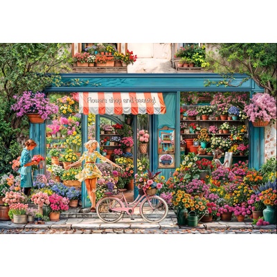 Bluebird Puzzle - Puzzle At the Florist's - 1 000 piese