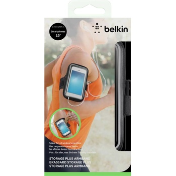 Image 1 of Belkin Storage Plus Armband за iPhone 6/6S Plus * Цвят: черен/сив