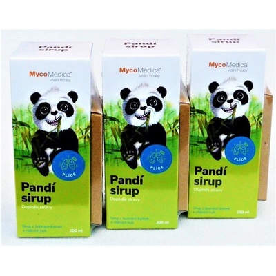 MycoMedica Pandí sirup 3 x 200 ml