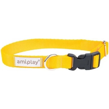 amiplay collar SAMBA - нашийник за куче - ЖЪЛТ, размер S - 20-35 х 2 см - Полша - 278363