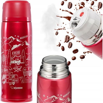 Zojirushi SJ JS08 RA termoska oranžová a červená 820 ml
