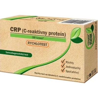 Vitamin Station Rýchlotest CRP Test na detekciu C-reaktívneho proteínu