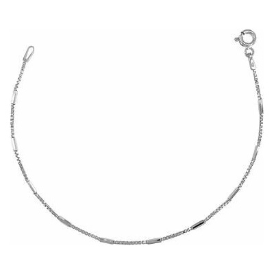 INFINITYSILVER Strieborný náramok s osemhranami 210200217