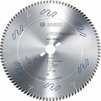 Bosch Pílový list do okružnej píly Top Precision Best for Wood 250 x 30 x 3,2 mm, 80