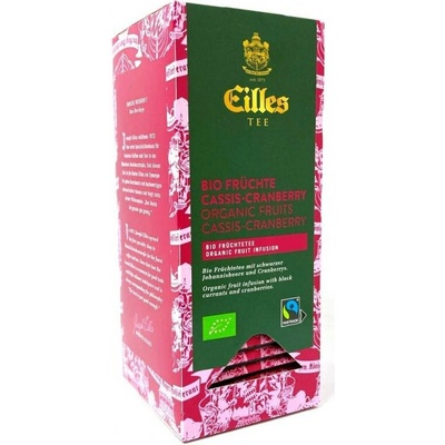 Eilles Tea deluxe s příchutí černý rybíz s brusinkou 25 x 2,5 g