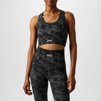 Image 1 of Everlast Camo Racerback Sports Bra Womens - Black