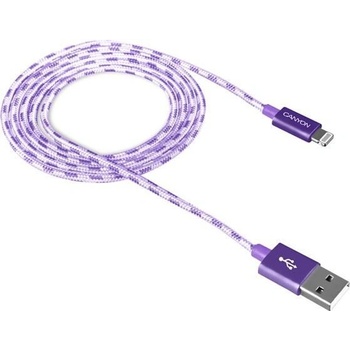 Canyon CNE-CFI3P Lightning/USB, 1m, fialový