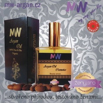 MW Bio arganový olej kosmetický s dávkovačem 100 ml