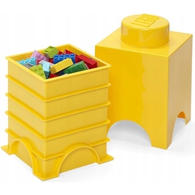 LEGO® Úložný box hranatý 125 x 127 x 181 žlutá