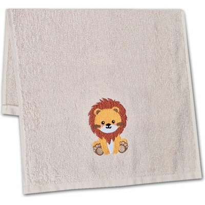 Praktik textil Dětský ručník LILI 30 x 50 cm Lvíček béžový