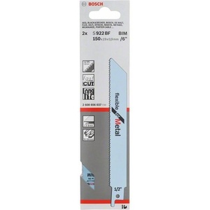 Bosch Нож за саблен трион BOSCH S 922 BF Flexible for Metal (2 бр. ) 2608656037 (2608656037)
