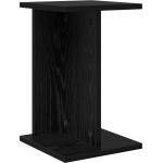 vidaXL Стойка за растения Черен дъб 25 x 25, 5 x 40, 5 см (899676)