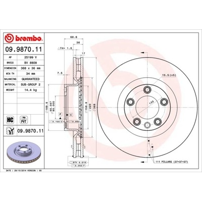BREMBO 09.9870.11