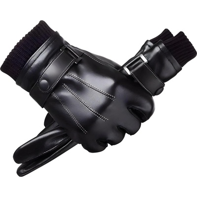 HARAHU Мъжки зимни ръкавици to-21519 - Черна / Тип6 kp21519 (to-21519)