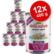 Almo Nature Daily Menu Králik 12 x 400 g