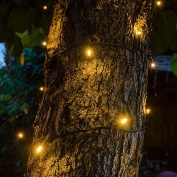 DECOLED LED svetelná reťaz Hobby Line, 4 m, tepla biela, 32 diód