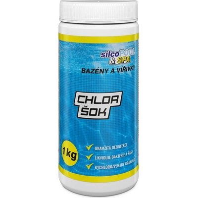 SILCO Chlór šok, 1 kg