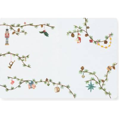 KÄHLER Vánoční prostírání Hammershøi Christmas 2026 43 x 30 cm bílá