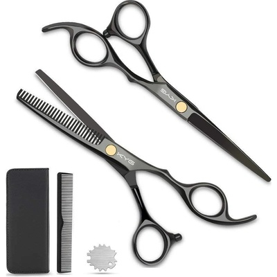 Sada 2 kadeřnických nůžek 6,7 palce – stříhací a ztenčovací – Zbozi.Blesk.cz