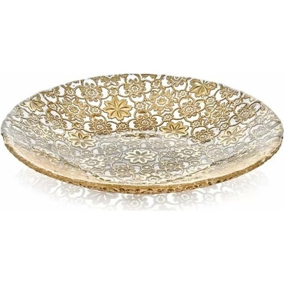 Crystal Bohemia Misa Arab s plátkovým zlatom 41 cm