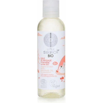 Little siberica Organický certifikovaný dětský masážní olej pro novorozence 200 ml