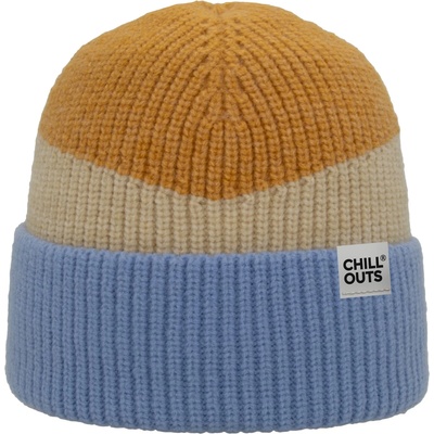 Chillouts Дамска зимна шапка (beanie) Chillouts Women's Natascha Hat Beanie - Curry / Blue - размер One Size (904-5060-0111)