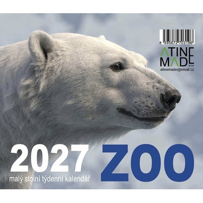 ZOO , malý stolní, týdenní, 13 x 15 cm 2027