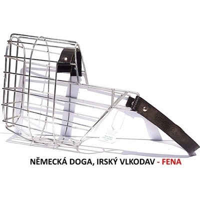 Mr. Rozchov Náhubek kovový Německá doga Irský vlkodav fena – Zboží Mobilmania