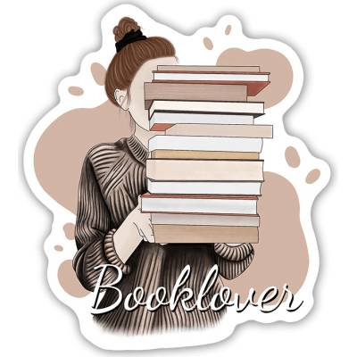 Samolepky Canli Booklover Milovníčky kníh