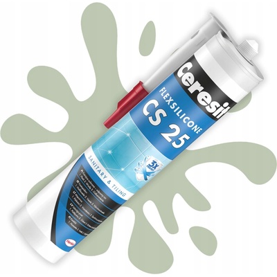 Ceresit CS 25 sanitární silikon 280 g kiwi
