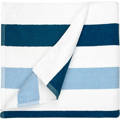 The One Towelling Ručník Towel Stripe 90 x 190 cm COT48105685699 navy light Navy modrá světlá
