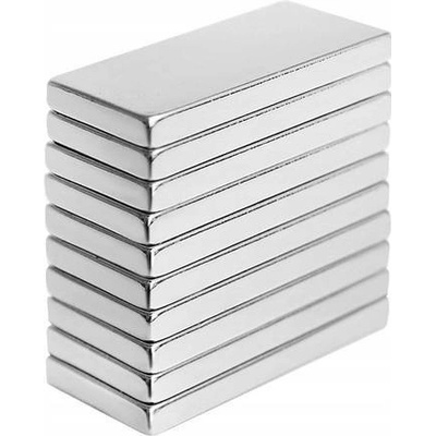 Robustný neodymový magnet 10 mm x 5 mm x 1,5 mm sada 10 ks