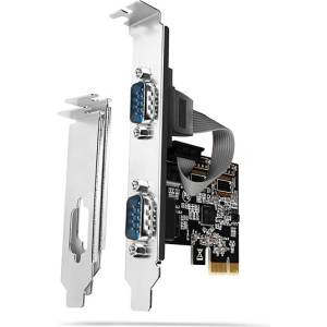 AXAGON Serial card RS232, PCI-E, 2xCom port, AXAGON PCEA-S2N (PCEA-S2N)