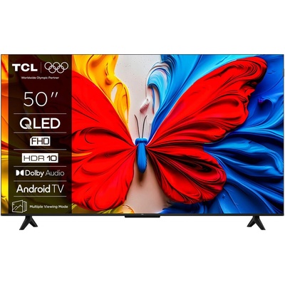 Телевизор TCL QLED 50S5K 50 инча (126 см) Smart Android TV Full HD Клас 2025 (50S5K)