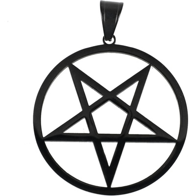 ETNOX Нашийник ETNOX - Plain Pentagram - upside down - SK4105A