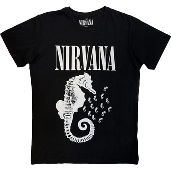 Nirvana Seahorse & Logo Mono Carbon Black L Риза (NIRVCBN89MB03)