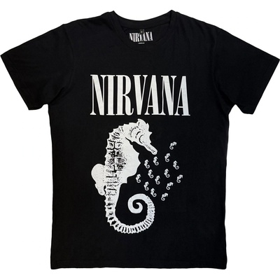 Nirvana Seahorse & Logo Mono Carbon Black L Риза (NIRVCBN89MB03)